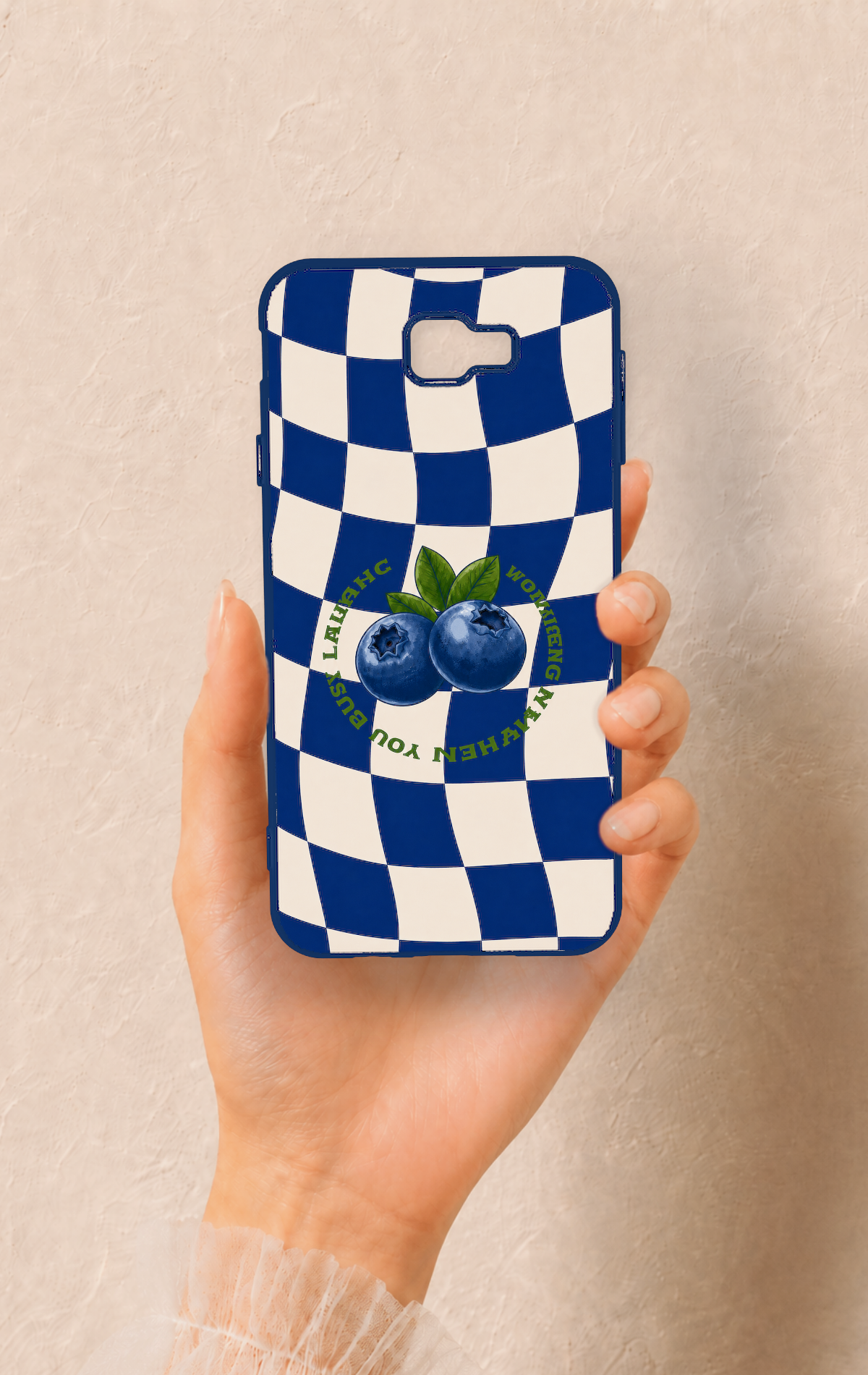 Samsung J7 Prime Uyumlu Yaban Mersini Desenli Silikon Kılıf