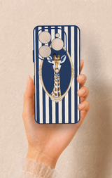 Tecno Spark 20 Pro Uyumlu Zürefa Desenli Silikon Kılıf