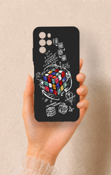 Omix x700 Uyumlu Rubik Küb Desenli Silikon Kılıf
