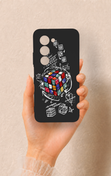 Redmi 15 5G Uyumlu Rubik Küb Desenli Silikon Kılıf