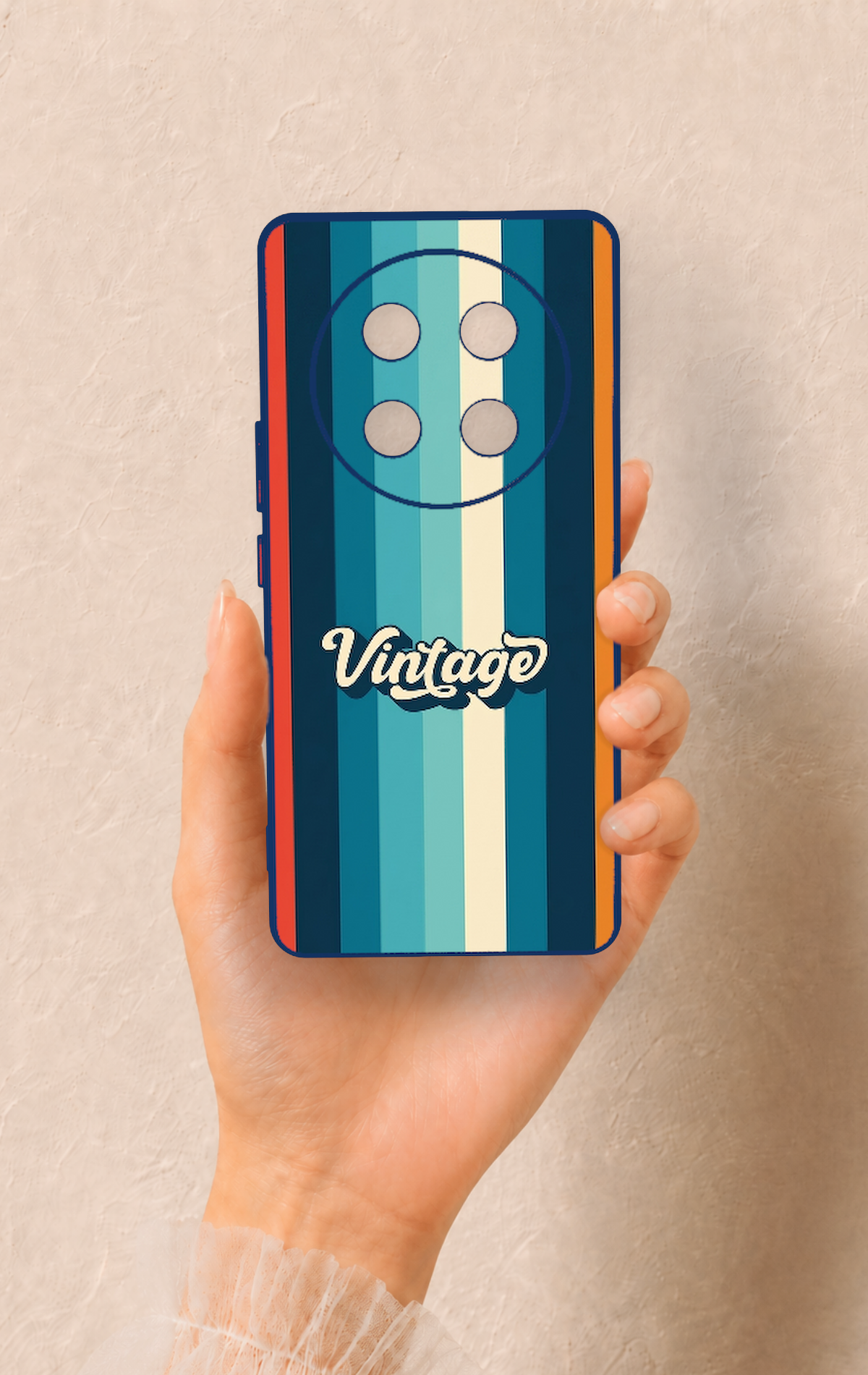 Honor Magic 7 Lite 5G Uyumlu Vintage Desenli Silikon Kılıf