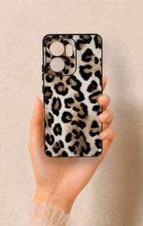Oppo Reno 13F Uyumlu Leopar Derisi Desenli Silikon Kılıf