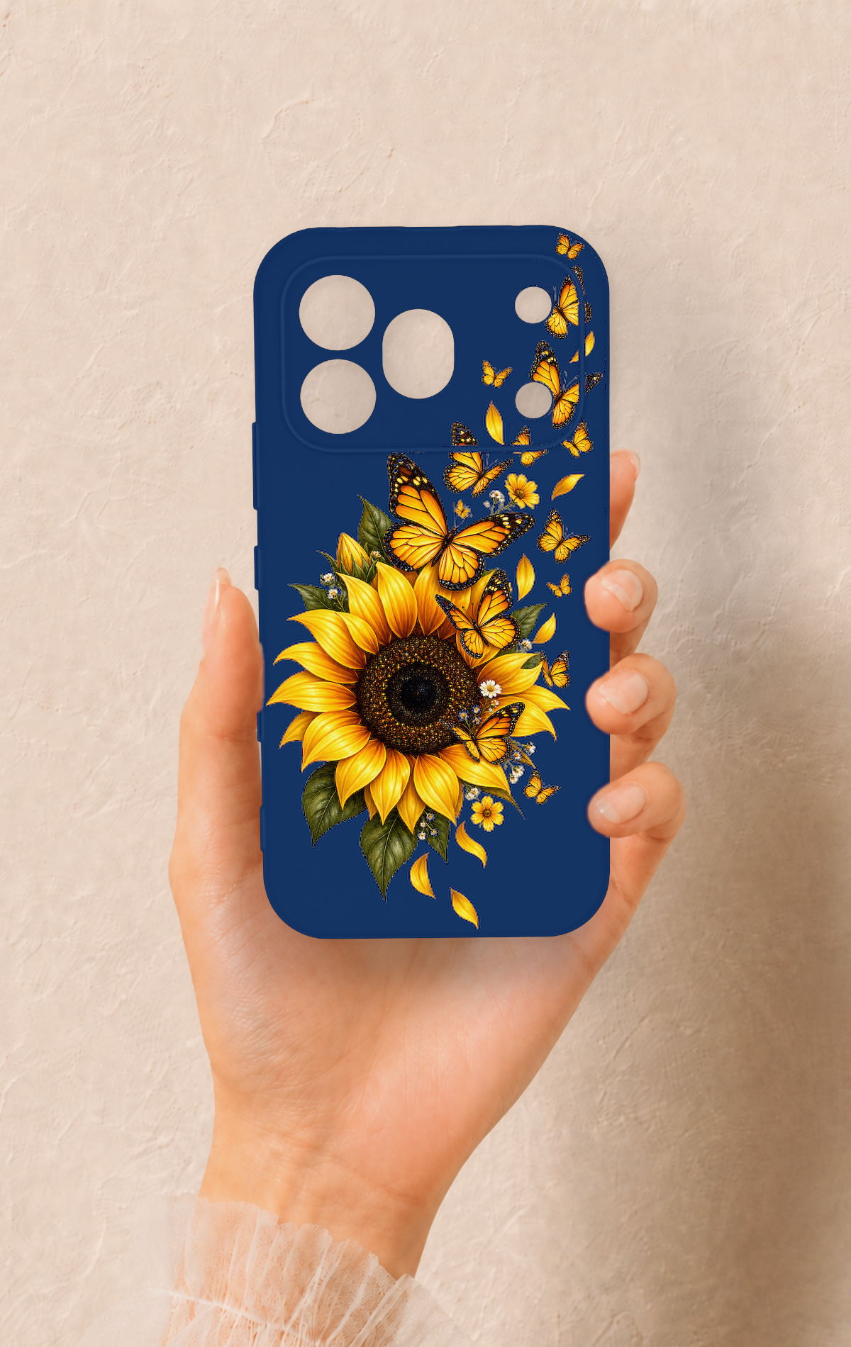 Honor 600 Pro Uyumlu Ayçiçeği Desenli Silikon Kılıf