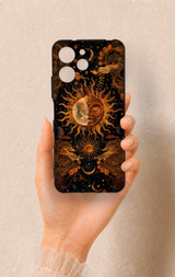 Redmi 12 Uyumlu Mistik Güneş Desenli Silikon Kılıf