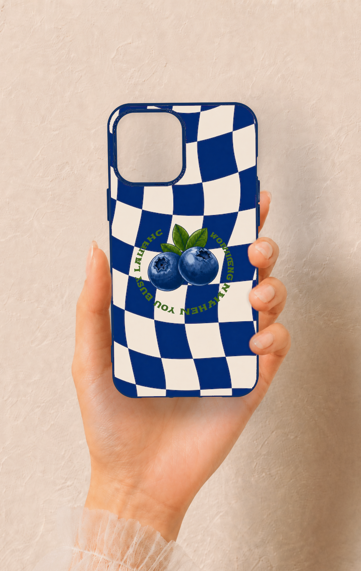 iPhone 12 Pro Max Uyumlu Yaban Mersini Desenli Silikon Kılıf
