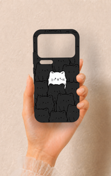 Mi 17 Pro Max Uyumlu Many Cats Desenli Silikon Kılıf