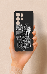 Samsung S21 Ultra Uyumlu Fear No Evil Desenli Silikon Kılıf