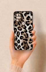 Omix X300 Uyumlu Leopar Derisi Desenli Silikon Kılıf