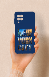 Samsung A22 Uyumlu New York City Desenli Silikon Kılıf