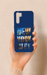 Oppo A91 Uyumlu New York City Desenli Silikon Kılıf