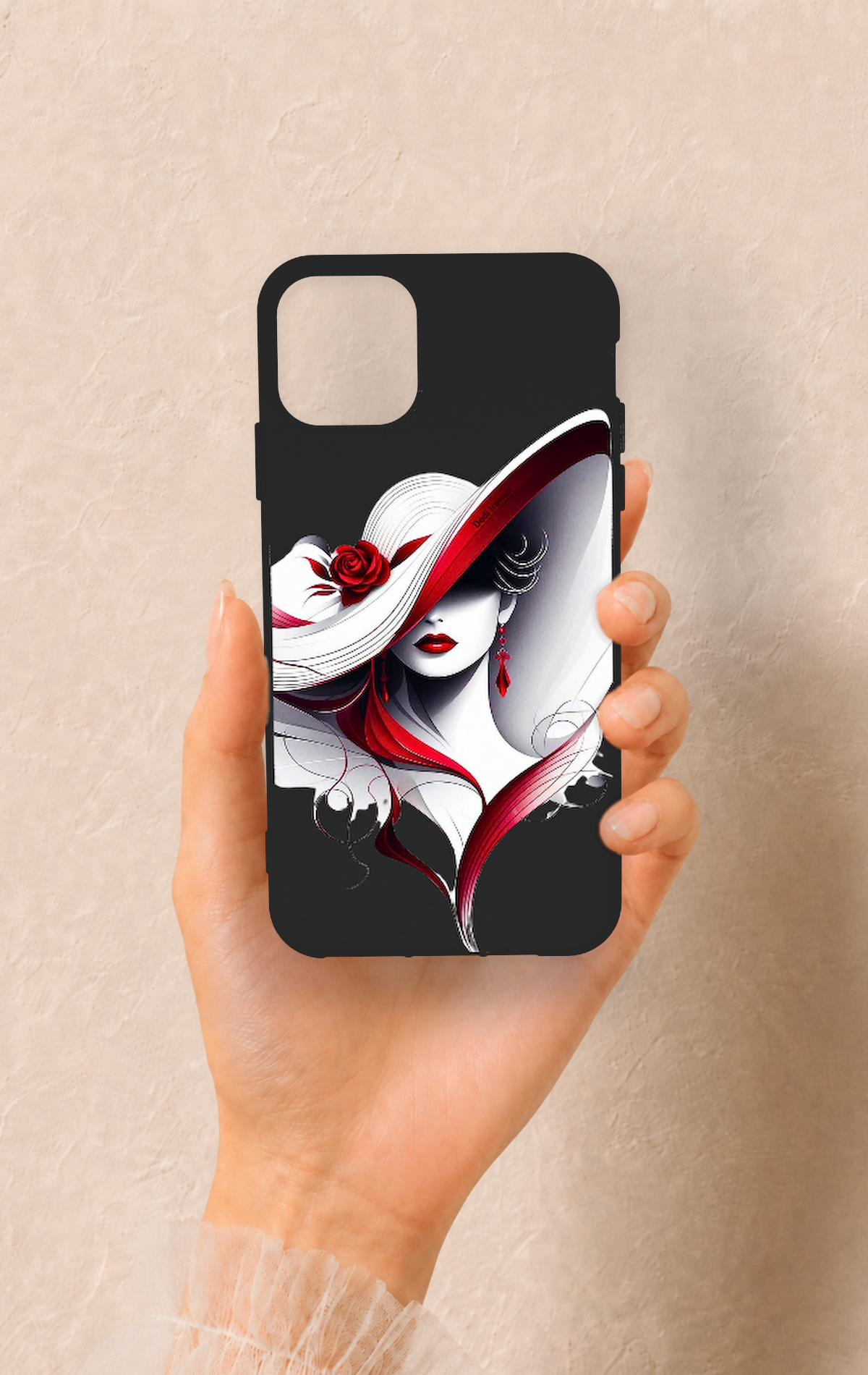 iPhone 11 Pro Max Uyumlu Matmazel Desenli Silikon Kılıf
