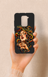 Redmi Note 9 Uyumlu Medusa Desenli Silikon Kılıf