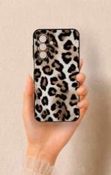 Samsung A17 Uyumlu Leopar Derisi Desenli Silikon Kılıf