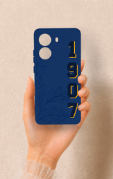 Poco X7 Pro Uyumlu 1907 Palamut Desenli Silikon Kılıf