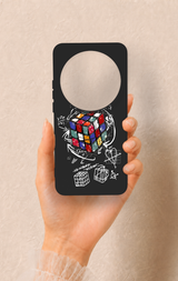 Xiaomi Mi 15 Ultra Uyumlu Rubik Küb Desenli Silikon Kılıf