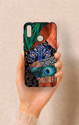Huawei Y7 2019 Uyumlu Amazon Kaplan Desenli Silikon Kılıf
