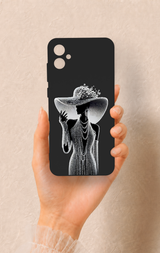 Samsung A05 Uyumlu Lady Desenli Silikon Kılıf