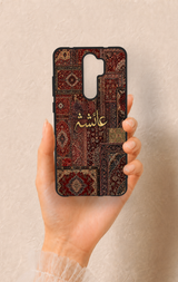 Redmi Note 8 Pro Uyumlu Vintage Halı Desenli Silikon Kılıf