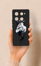 İnfinix Note 40 Pro Uyumlu Bald Eagle Desenli Silikon Kılıf