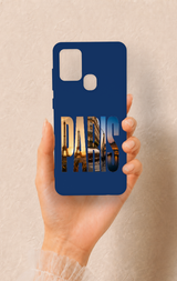 Samsung A21S Uyumlu Paris Desenli Silikon Kılıf