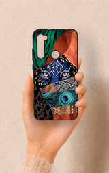 Redmi Note 8 Uyumlu Amazon Kaplan Desenli Silikon Kılıf