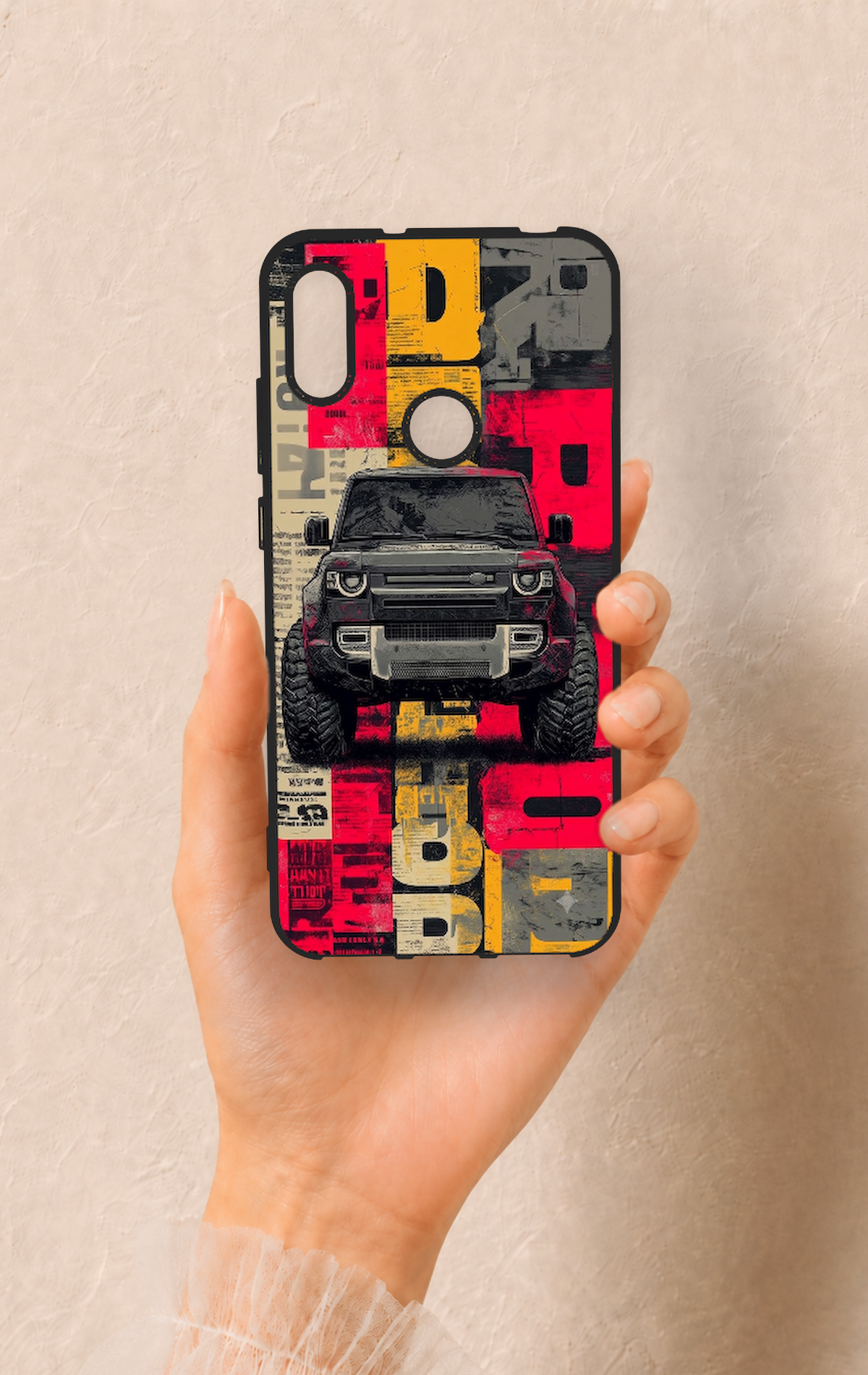 Huawei Y6 2019 Uyumlu Defender Truck Desenli Silikon Kılıf