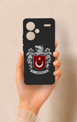 Redmi Note 13 Pro Plus Uyumlu Türk Arma Desenli Silikon Kılıf
