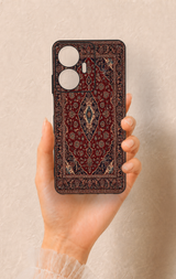 Realme C55 Uyumlu Acem Halı Desenli Silikon Kılıf