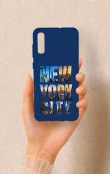 Samsung A70 Uyumlu New York City Desenli Silikon Kılıf