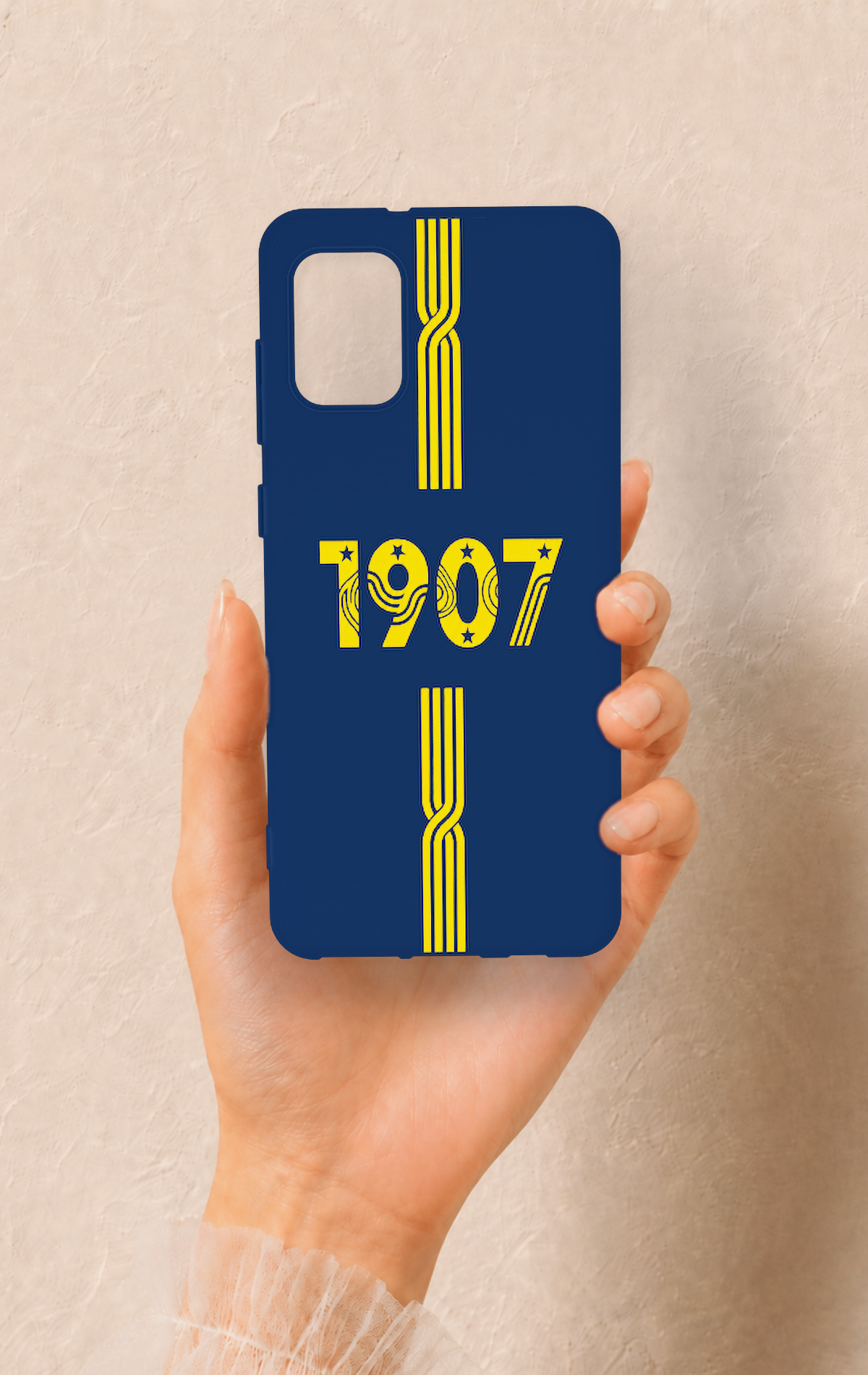 Samsung A31 Uyumlu 1907 Kemer Desenli Silikon Kılıf
