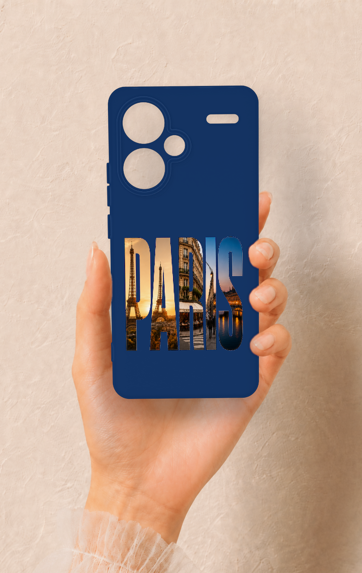 Redmi Note 13 Pro Plus Uyumlu Paris Desenli Silikon Kılıf