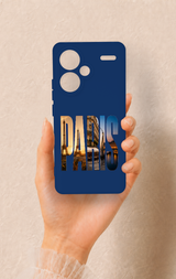 Redmi Note 13 Pro Plus Uyumlu Paris Desenli Silikon Kılıf
