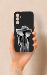 Samsung A14 Uyumlu Lady Desenli Silikon Kılıf