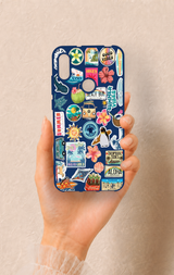 Huawei Y6 2019 Uyumlu Summer Vibes Desenli Silikon Kılıf