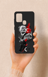 Samsung A21S Uyumlu Atatürk Anıtkabir Desenli Silikon Kılıf