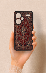 Redmi Note 13 Pro Plus Uyumlu Acem Halı Desenli Silikon Kılıf