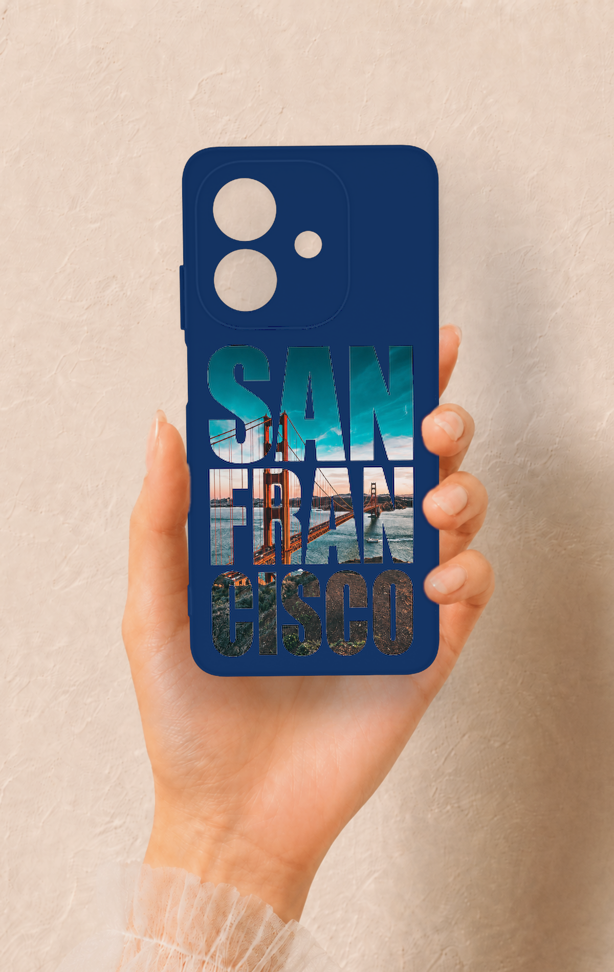 Oppo A3 Uyumlu San Francisco Desenli Silikon Kılıf