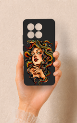 Poco X6 Pro Uyumlu Medusa Desenli Silikon Kılıf
