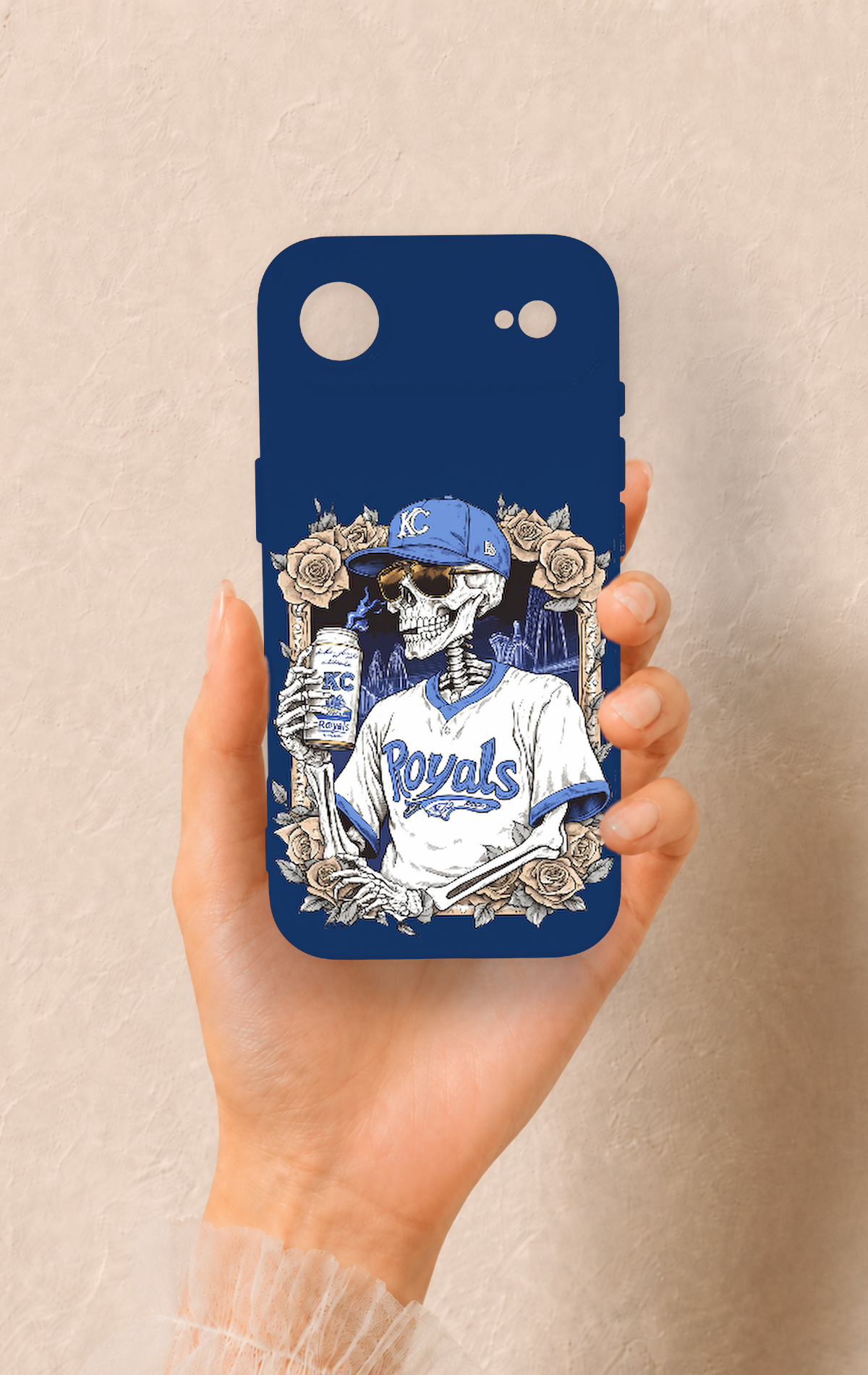 iPhone 17 Air Uyumlu Royals Desenli Silikon Kılıf