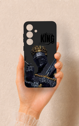 Samsung S25 Plus Uyumlu King Desenli Silikon Kılıf