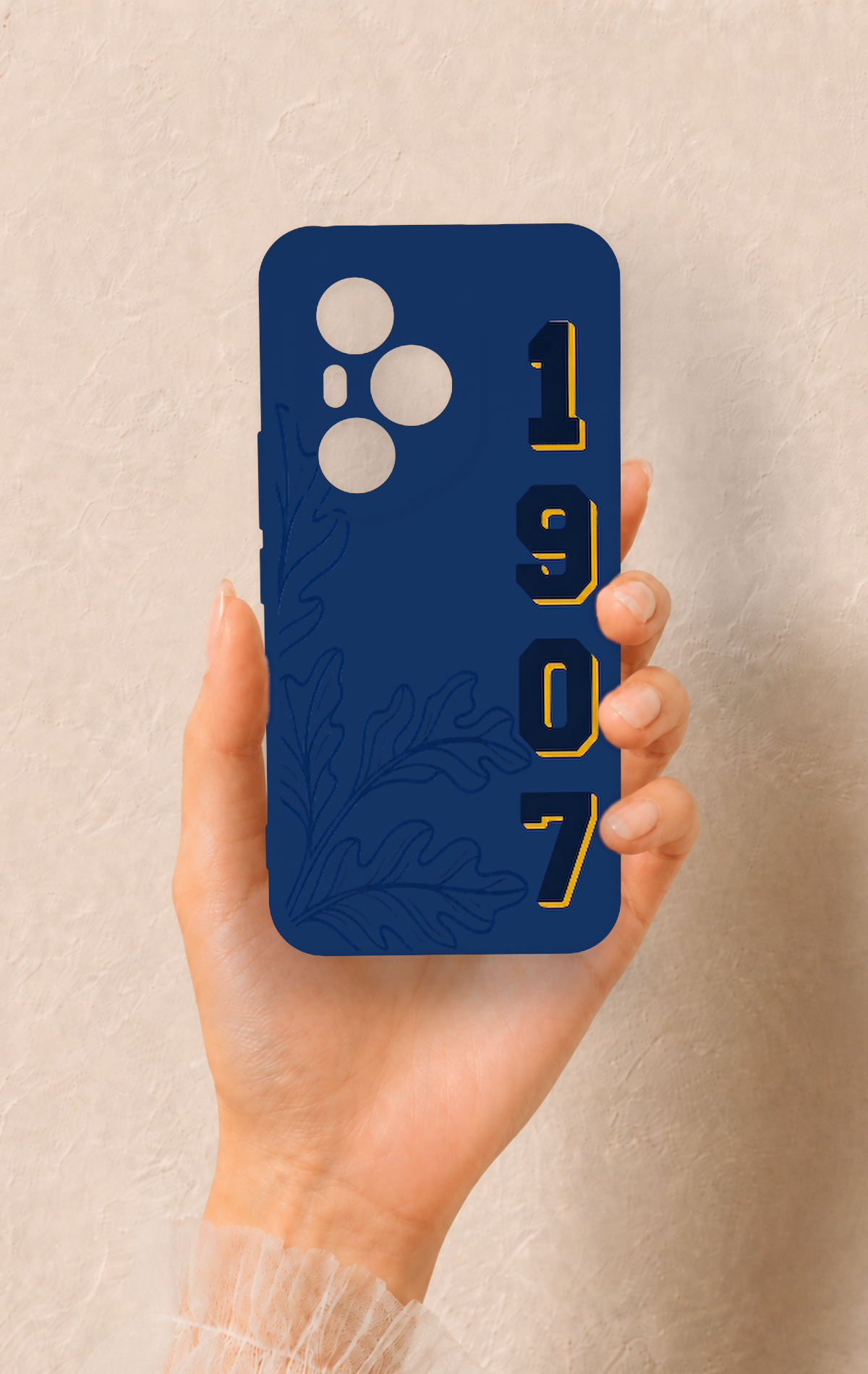Honor 400 Pro Uyumlu 1907 Palamut Desenli Silikon Kılıf