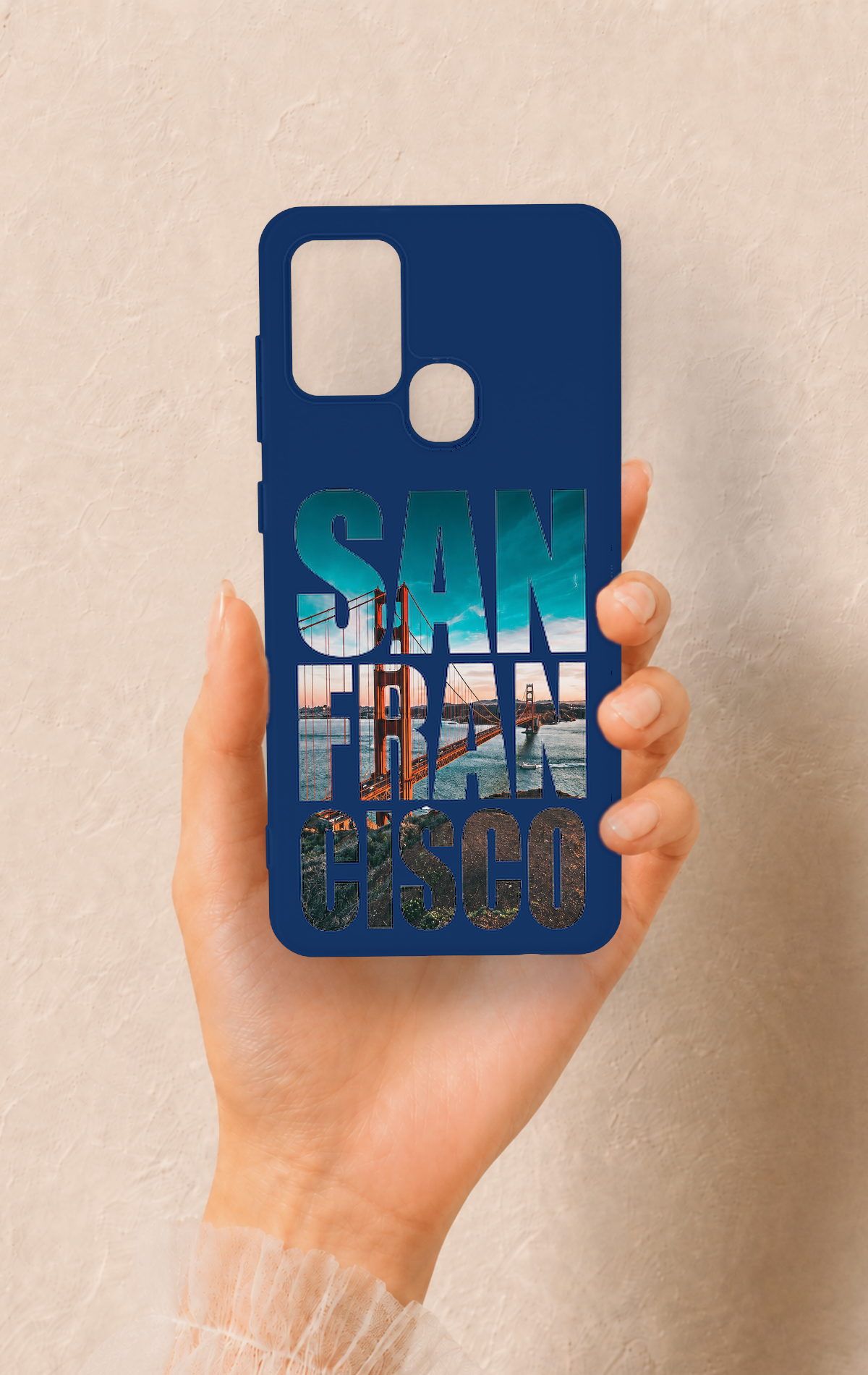 Samsung A21S Uyumlu San Francisco Desenli Silikon Kılıf