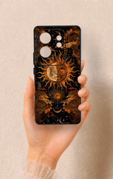 İnfinix Zero 30 Uyumlu Mistik Güneş Desenli Silikon Kılıf