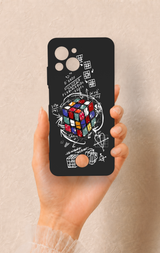 Reeder S23 Pro Max Uyumlu Rubik Küb Desenli Silikon Kılıf