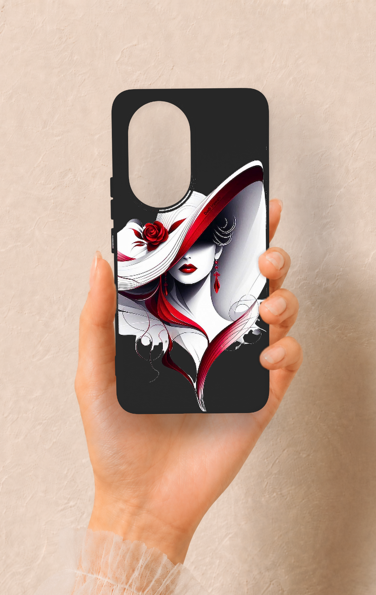 Honor 200 5G Uyumlu Matmazel Desenli Silikon Kılıf