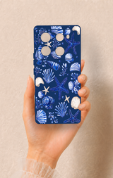İnfinix Note 40 Pro Uyumlu Deniz Kabuğu Desenli Silikon Kılıf