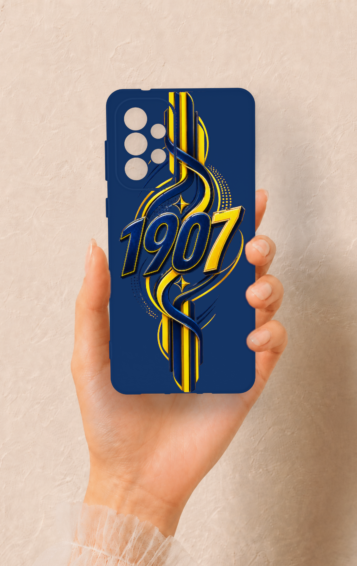 Samsung-A73 Uyumlu FB-1907 Desenli Silikon Kılıf