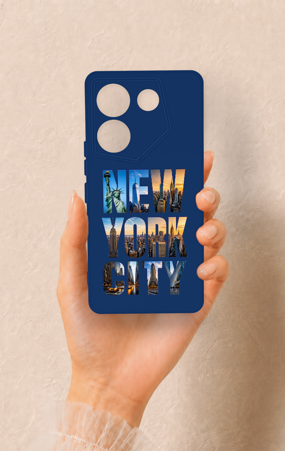 Tecno Caman 20 Pro 5G Uyumlu New York City Desenli Silikon Kılıf