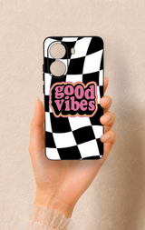 Poco X7 Pro Uyumlu Black Good Vibes Desenli Silikon Kılıf