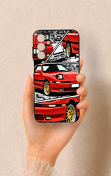 Samsung A15 Uyumlu Kırmızı Supra Desenli Silikon Kılıf
